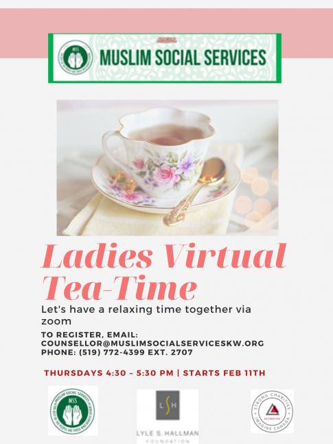 To register please send an email to:  counsellor@muslimsocialserviceskw.org