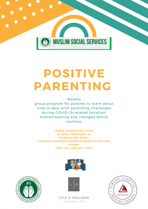 To register please send an email to:  counsellor@muslimsocialserviceskw.org